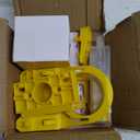 1-3/8" - 1-3/4" Door Lock Installation Kit for Metal and Wood Doors with Guide Template, Door Lock Hole Saw, M2 Steel (Yellow)