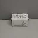 Village Candle Spiced Vanilla Apple, Large Glass Apothecary Jar Scented Candle, 21.25 oz, Ivory