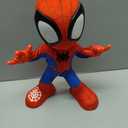 Spidey and his Amazing Friends Marvel Dance 'N Crawl Spidey, Interactive Plush Toy with 20 Phrases & Sounds, 2 Songs, Super Hero Toys for Kids 3 & Up