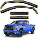 Window Rain Guards for 2019-2026 Chevy Silverado/GMC Sierra 1500 Double Cab