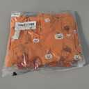 FOMOYUU Newborn Baby Girl My First Halloween Clothes Pumpkin Romper Jumpsuit Fall Outfits Ruffle Long Sleeve with Headband (Orange)