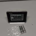 SEIKO Hudson Everything Bedroom Digital Alarm Clock, Black