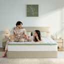 Queen Size Mattress 12 Inch, Hybrid Mattresses in a Box, Medium Firm Individual Dcket Springs Fiberglass Free Breathable anc Stress-Relieving ertiPUR- US 80" x 60" Newltem, Grey