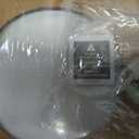 Plastic Round Toilet Seat with Cover, White, Made in USA