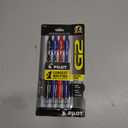 Pilot G2 Retractable Gel Ink Pen, Fine Point, Assorted Colors, 4 Count
