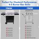 G470-0800-W1 463347519 Drip Pan Replacement Parts for Charbroil Performance Grease Tray 463347519 463342118 463342119 463332718 Char Broil Performance 4 5 Burner Grease Drip Catch Pan