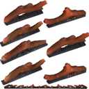 Electric Fireplace Wall Fireplace Recessed 3 Log Flame Colors Electric Fireplace Synthetic Resin Decoration Transparent Logs Flame for 68 inch Indoor Electric Fireplaces 7Pieces