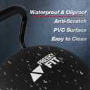 Garage Stool, Adjustable Height Swivel Work Mechanic Shop Stool with Backrest, Pneumatic Shop Chair for Home, Workshop, 300 LBS Capacity, 360 Rotation, Heavy Duty, Black