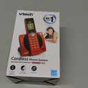 VTech CS6919-16 DECT 6.0 Cordless Phone, Red - Caller ID/Call Waiting (Stores 30 Calls), Backlit Keypad & Display, Full Duplex Handset Speakerphone, Wall Mountable