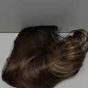 NAYOO Long Brown Mixed Blonde Wavy Wig for Women 26 Inch Middle Part Curly Wavy Wig Natural Looking Synthetic Heat Resistant Fiber for Daily Party Use (Brown Mixed Blonde)