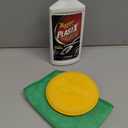 Meguiar's PlastX Clear Plastic Cleaner & Polish (10 oz) Bundle with Microfiber Cloth & Foam Pad (3 Items)