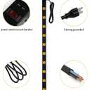 10-Outlet Heavy Duty Power Strip Surge Protector Metal Long Extension Cord 6-Foot, SGS Certified,Black(1000J)