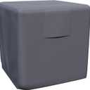 AKEfit Air Conditioner Cover for Outside, Heavy Duty Waterproof AC Defender with Durable Oxford Fabric, Veranda AC Protector (Grey, 24" Wx24 Dx30 H)