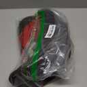 3 Pcs Halloween Costume for Women Red Green Striped Costume with Hat Fishnet Stockings Scar Stickers Cosplay Killer (Large)