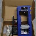 Door Hinge Jig, Door Hinge Mortiser, Router Template Fits for Door Hinges Kit Fits 3 to 5 Length and 1/4 or 5/8 Thickness, Blue