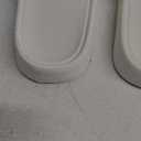 Ecogbd Pillow Slippers for Women and Men, House Cloud Slides Shower Sandals, Cushioned Thick Soft Sole Quick Dry Home Shoes (White, Adult, Women, 5, Numeric Range, US Footwear Size System, 6, Medium)