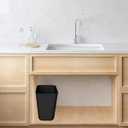 Nipogear 3 Gallons Efficient Trash Can Wastebasket, Fits Under Desk, Kitchen, Home, Office (Black, 3 Gallons-2 Pack)