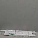 AIZESI Tension Curtain Rod Adjustable Spring Tension Rods for Windows 28 to 48 Inch, No Drilling, 7/8" Diameter, White Curtain Rod, Small Shower Curtain Rod for Bathroom, Doorway, Closet, Kitchen