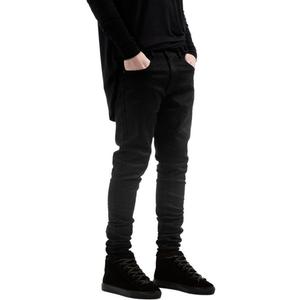 LONGBIDA Men's Slim Fit Ripped Stretch Skinny Jeans for Men, Distressed Tapered Leg Fashion Pants (36, Black No Rip)