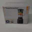 Toastmaster 5 Speed Blender with 48-oz Plastic Jar - Kitchen Blender with Stainless Steel Blades - For Fruit Smoothies & More - Multiple Speeds & Pour-Through Lid