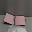 2025 New Reusable Sticker Organizer Binder Album 80 Sheets, PU Leather Sticker Collecting Book with Pockets for Kids Adults with Tweezer and Spatula (Pink)