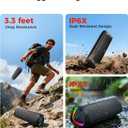 BolaButty Bluetooth Speaker with HD Sound, Portable Wireless, IPX5 Waterproof, Up to 20H Playtime, TWS Pairing, BT5.3, for Home/Party/Outdoor/Beach, Electronic Gadgets, Birthday Gift (Black)