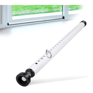 Sliding Door Security Bar, 17-50 inch Adjustable, Window Security Bar with Rubber Tips, Sliding Door Lock Bars, for Window Safety Bars Home Apartment Safety, Home Apartment Patio Heavy Duty Interior