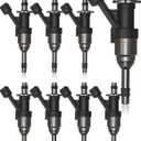 8-Count Fuel Injectors Compatible with Chevy 2014-2018 Silverado 1500 2500, Cheyenne, Suburban, Tahoe, GMC Sierra 1500, Yukon XL - 4.3L V6 & 5.3L V8 - Replace OE# 12668390 12623116 FJ1217