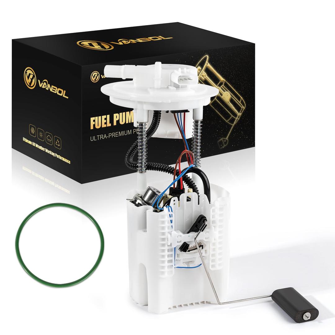 Electric Fuel Pump Assembly Compatible with 2015-2016 Chrysler 200 2013-2016 Dodge Dart 2014-2016 Jeep Cherokee L4 2.0L 2.4L Gas Replace E7280M P77057M VANBOL0133 with Sending Unit O-ring