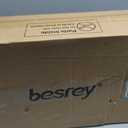 Besrey Kick Scooter for Kids Ages 3-10, 3-Wheel Folding Scooter with Adjustable Height, LED Light Wheels, Extra Wide Deck for Outdoor Activities