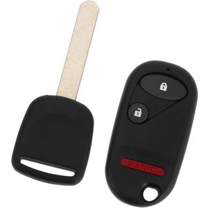 433MHz NHVWB1U523 Keyless Entry Remote Ignition Transponder Key Fob for Honda Pilot 2003-2004 for Honda Civic 2003-2005 13 Chip 3 Buttons Durable Material