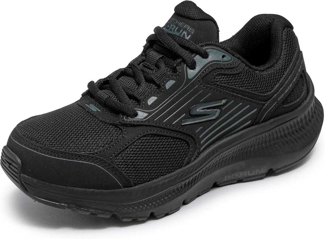 Skechers Women's Go Run Consistent 2.0 Advantage Sneaker (6.5, Black)
