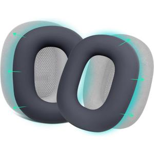 SOULWIT Silicone Ear Pads Cover Protector for AirPods Max Headphones Cushions, Sweatproof, Easily Washable, Rugged Durability - Navy Blue