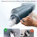 Tumbler Adapter for Stanley to Flavor Cartridge, Compatible with Stanley Quencher H2.0 FlowState Tumblers 30oz&20oz, Adapter to Flavor Cartridge, BPA Free, Food Grade Silicone Leak-Proof (Blue Spruce)