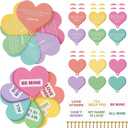 Motipuns 24 Sets Religious Valentines Crafts Kits DIY Prayer Spinners for Valentines Day Activities Jesus Church Sunday School Christian Exchange Gifts Bible Verse Heart Cards