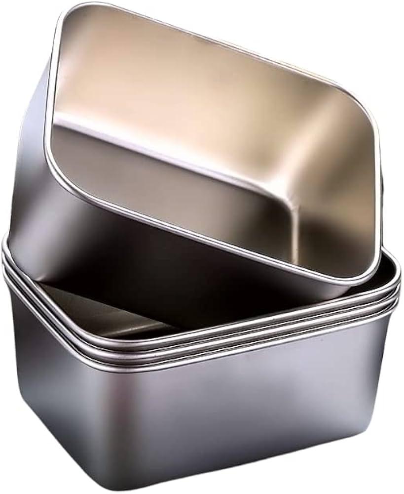 Stainless Steel Food Storage Containers With Lids | Snack Containers for Kids, Freezer Safe, Microwave Safe | Metal Containers For Meal Prep, Leftovers, Freezer 12 Pcs