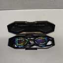 THEMAGIC5 Swim Goggles | Adult Swim Goggles for Men & Women | Antifog, No Leak Swimming Goggles for Recreation & Competition (Gold Mirror)