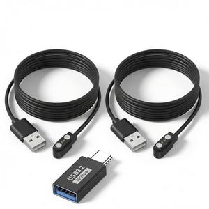 Msvueioe [2-Pack] Charger Compatible with Bond Touch 4 Bracelet, Magnetic Charging Cable Cord for Bond Touch4 Bracelet Smart Watch