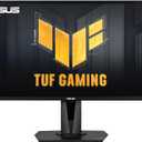 ASUS TUF Gaming 27" 2K HDR Gaming Monitor (VG27AQ) - QHD (2560 x 1440), 165Hz (Supports 144Hz), 1ms, Extreme Low Motion Blur, Speaker, G-SYNC Compatible, VESA Mountable, DisplayPort, HDMI,Black