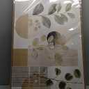 Boho Wall Art Mid Century Canvas Wall Art Decor Set Bohemian Abstract Wall Decor Modern Painting Neutral Botanical Print Picture Living Room Bedroom Office Artwork 24" X 48" With Framed (green white)