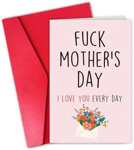 CSMOSJgreetings Funny Mother's Day Card 370, Pack of 3
