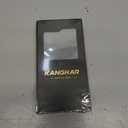 KANGHAR for iPhone 16 Case Checkered Matte Aesthetic Cute Pattern Magnetic [Compatible with Magsafe] Wide Lens Shockproof Full Body Protection for Girls Women -Black