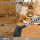 EZ SPARES Universal Vacuum Cleaner Floor Brush Attachment,Compatible with Most Brand,Hoover, Eureka, Rainbow,Shop VAC,Nozzle Tool, 2-in-1 for Hard Floor&Carpet (With An Adapter and Mini Clean Brush)