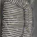 Harry Barker Striped Pillow and Lounger Dog BEDS, Striped Lounger Bed - Medium