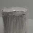 ELPHECO Automatic Motion Sensor Trash Can - 2 Gallon Slimline for Bathroom, Bedroom, Kitchen, Office - White with Gold Trim