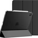 JETech Case for iPad Pro 12.9-Inch (2020/2018 Model, 4th/3rd Generation), Compatible with Pencil, Cover Auto Wake/Sleep (Black)