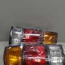 Tail Light Assembly Compatible With 2000 2001 2002 2003 2004 2005 2006 Toyota Tundra Driver and Passsenger Side Taillights Replace 81550-0C010 81560-0C010(Only Fit Regular and Access Cab) (Left And Right)
