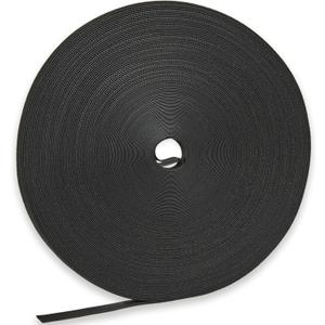 48 Yard x 1/2 Inch Adjustable Cable Straps Roll, Black Reusable Fastening Cable Ties, Free Cut Length Hook and Loop, Wire Management Securing Strap for Cable Tidy Cord Organizer