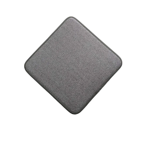 Chair Cushions Indoor Square Seat Cushions for Stools Bar Stool Cushions Cover Tatami Cushion Pillow Kitchen, Home, Office Chair Pads (20x18 Inches, Grey) Pack of 2