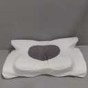 Sleep Doctor Approved Cervical Neck Pillow for Sleeping, Ergonomic Contour Side Sleeper Pillows for Adults, Cooling Orthopedic Pillow for Pain Relief Support, Memory Foam Pillows Back Stomach Sleepers (Standard, Light Grey)